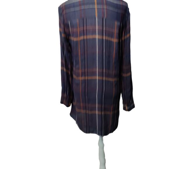 Thakoon Women's Sz 4 Sample Plaid Shirt Dress One of a Kind Asymetrical Fall - Picture 3 of 7